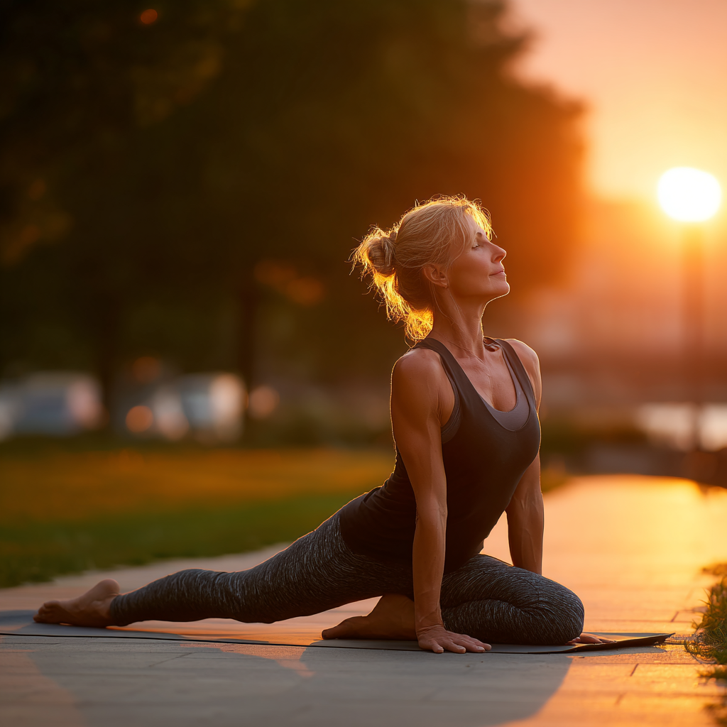 Йога на світанку